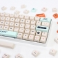 Plastic 104+33 XDA-like Profile Keycap Set Cherry MX PBT Dye-subbed for Mechanical Gaming Keyboard